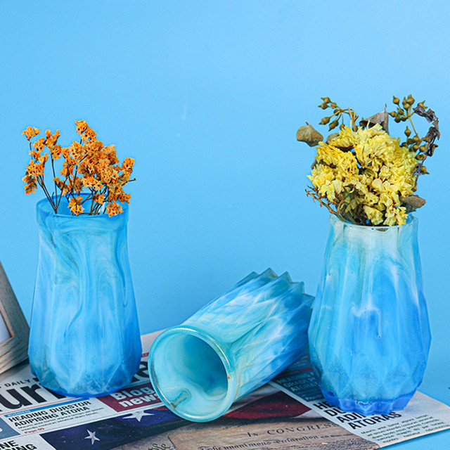 Diy Vase Crystal Epoxy Resin Mold Concrete Succulent Flower Pot Candle  Holder Mold Ceramic Clay Epoxy Resin Craft Mold - Clay Molds - AliExpress
